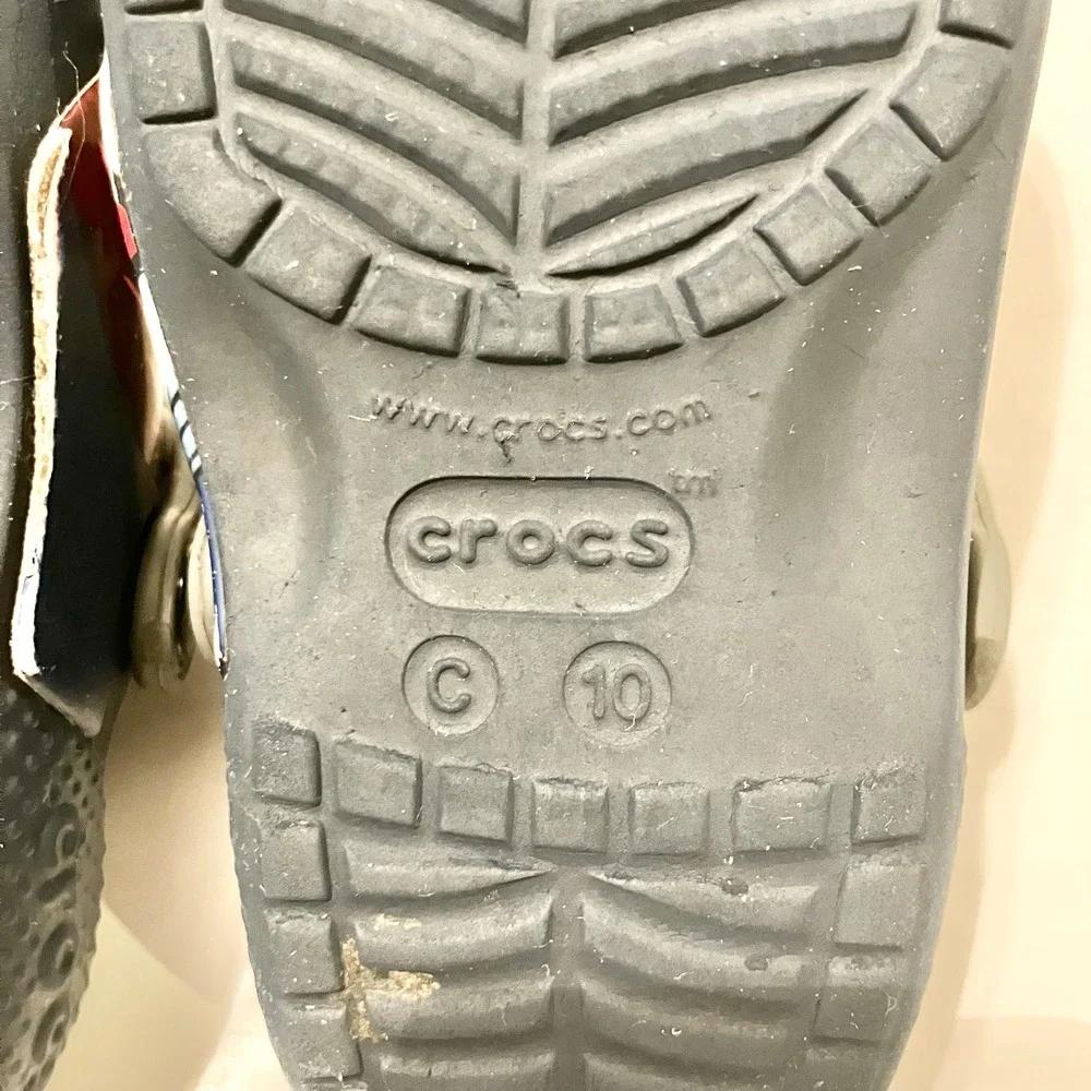 Crocs Avengers Superhero Clog Slip-On Shoes Boys Sz C 10